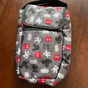 Disney Mickey Mouse baby bottle bag-new condition. Measures 10”.